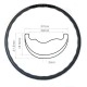 Llantas de carbono de 325 g 29er onduladas 37x21,5 mm de ancho interno 30 mm sin cámara y sin gancho asimétricas para MTB. Ruedas para bicicletas eléctricas
