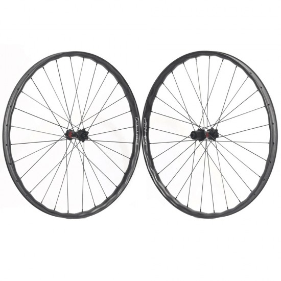 Llantas de carbono de 325 g 29er onduladas 37x21,5 mm de ancho interno 30 mm sin cámara y sin gancho asimétricas para MTB. Ruedas para bicicletas eléctricas