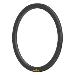 Ultralight 700C 38x25mm Asymmetric Tubeless / Tubular Road Bike Rim