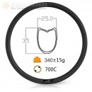 700C 35x25mm Tubular Road Bike Rims Clearance