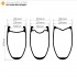 Aros para Bicicleta de Carretera 700C 45x25mm Clincher / Tubular