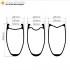 Aros para Bicicleta de Carretera 700C 50x25mm Clincher / Tubular