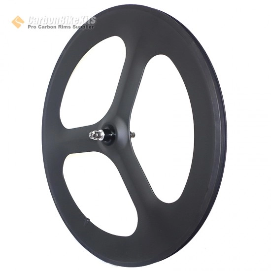 700C 23mm Wide 3 Spokes Clincher / Tubular Wheel